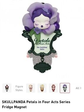 NIB Pop Mart Skull Panda Petals In Four Acts Series Fridge Magnet Blind Box